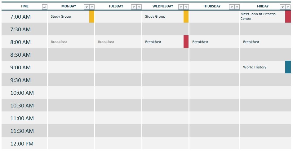 Free Time And Motion Study Template Excel