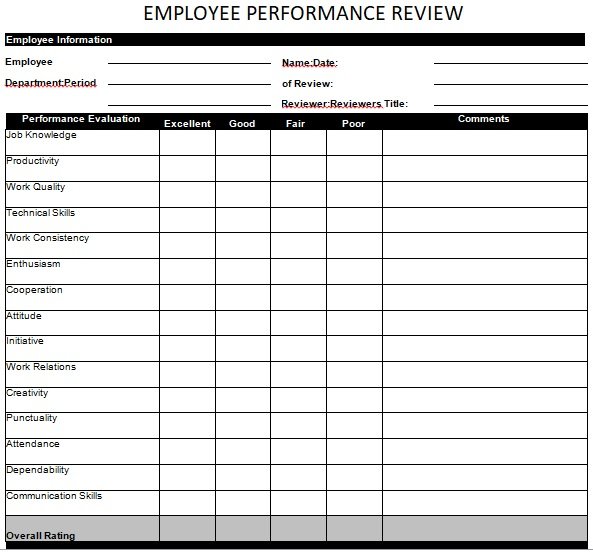 free-printable-employee-performance-review-templates-excel-word-pdf-best-collections