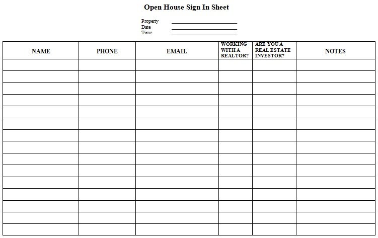 18-free-open-house-sign-in-sheets-for-real-estate-agents-excel-word