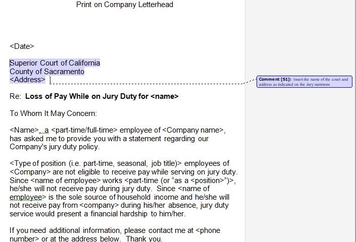 Jury Duty Excuse Letter Employer from www.bestcollections.org