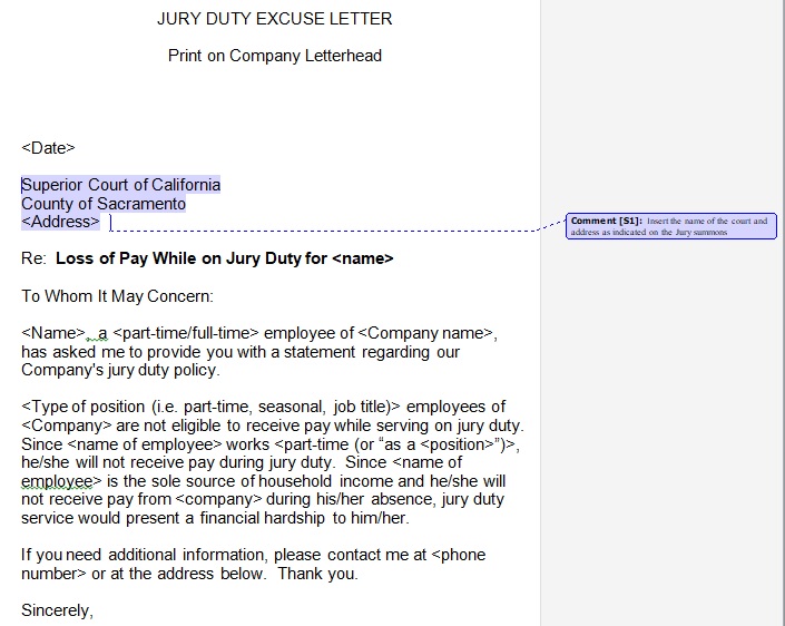 Jury Duty Letter Sample from www.bestcollections.org