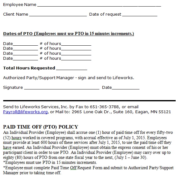 Printable Time Off Request Form: 15+ Free Templates and ...