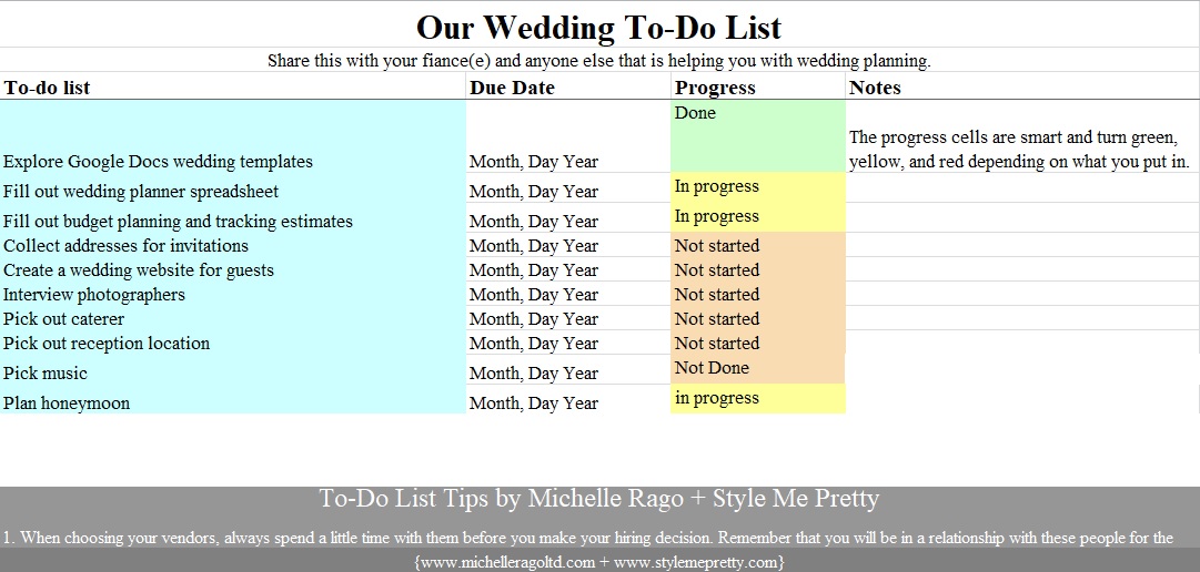 wedding guest list printable