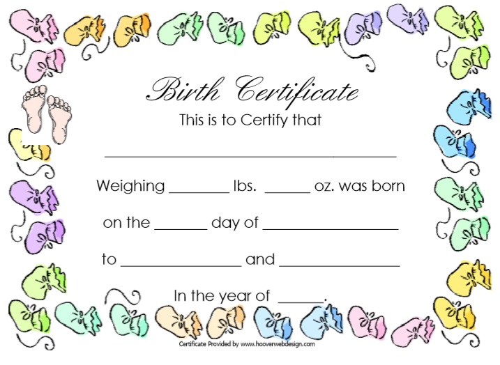 fake birth certificate maker
