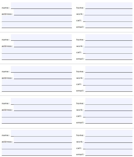 contact-list-examples-10-pdf-examples