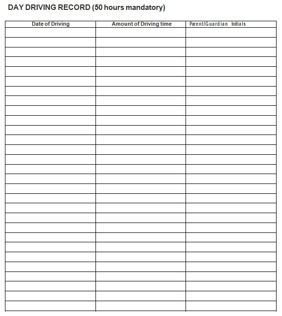 50 Printable Driver's Daily Log Books [Templates & Examples]