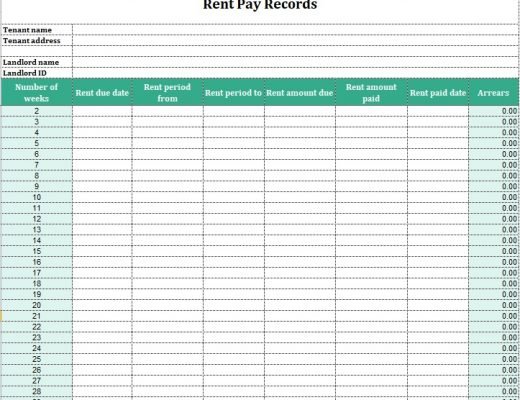 rent ledger excel spreadsheet
