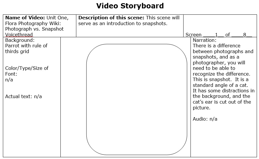 professional video storyboard template download