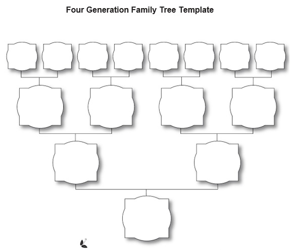 four generation family tree template
