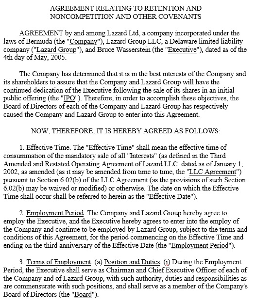 simple non compete agreement