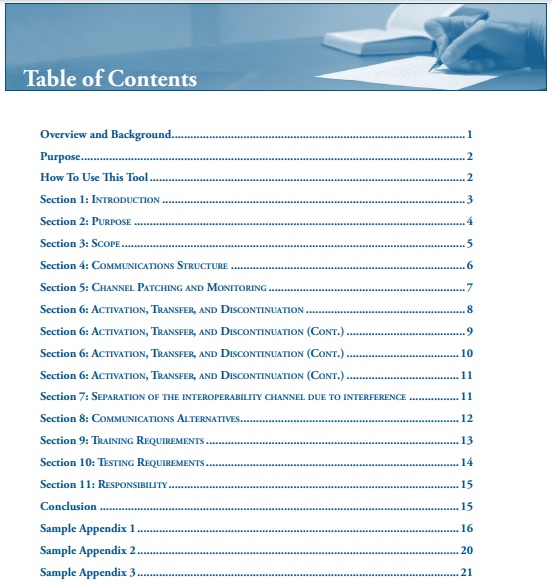 guidelines for standard operating procedures template