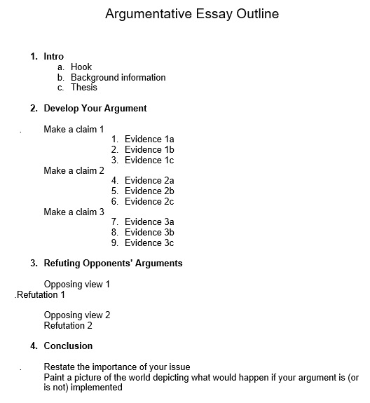 ð Argumentative essay structure example. Essay Structure: Examples