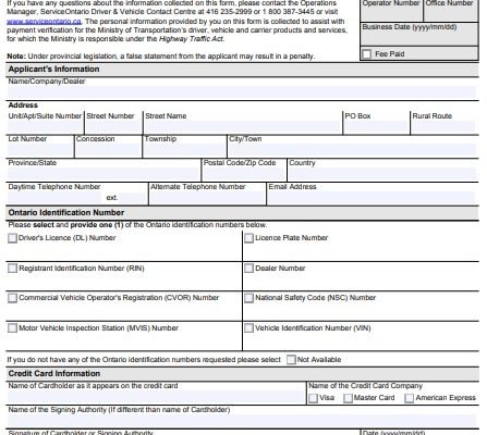 company credit card authorization form