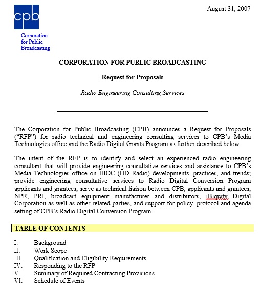 corporation for public broadcasting
