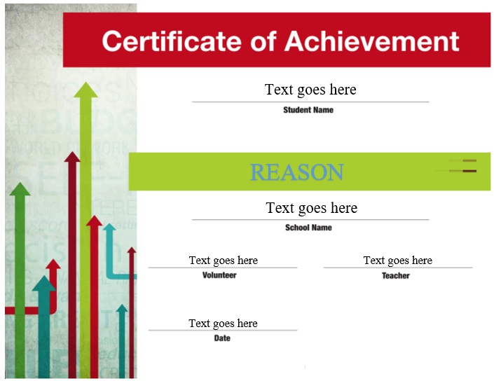 free certificate of achievement template 8