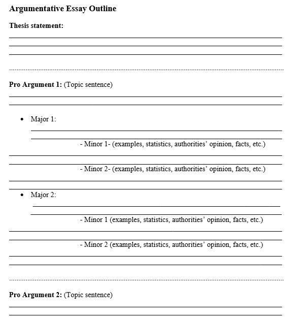 free essay outline template 1