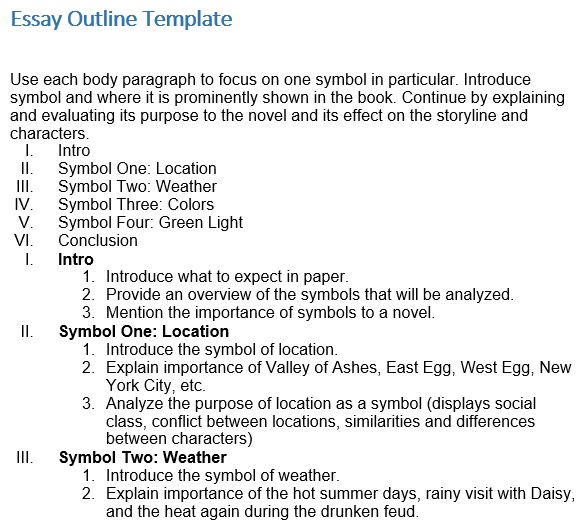 free essay outline template 8