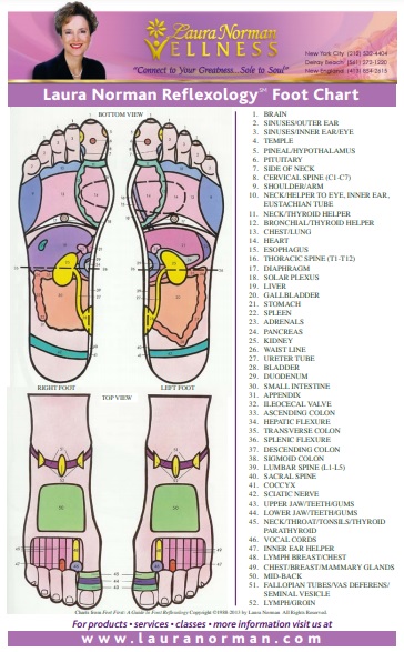 free foot reflexology chart 7