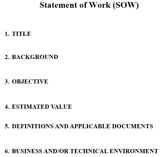 free scope of work template 6