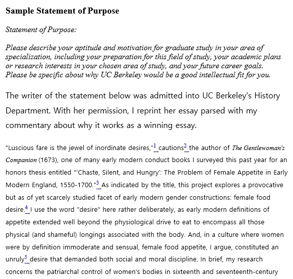 statement of purpose graduate school example