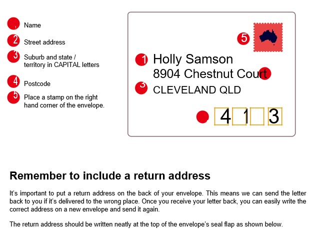 free envelope address template 2