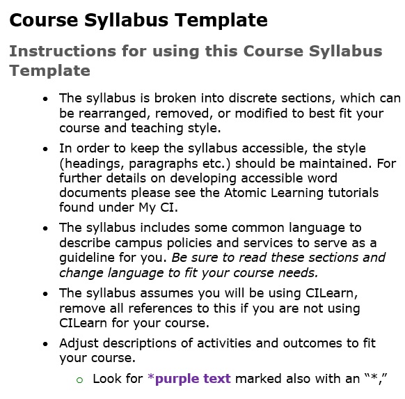 free syllabus template 11