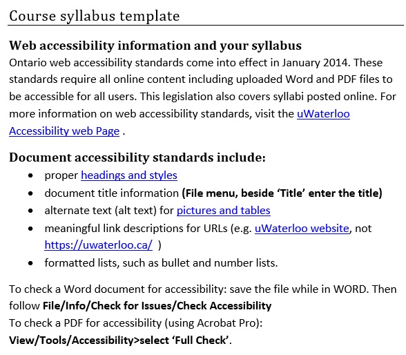 free syllabus template 9