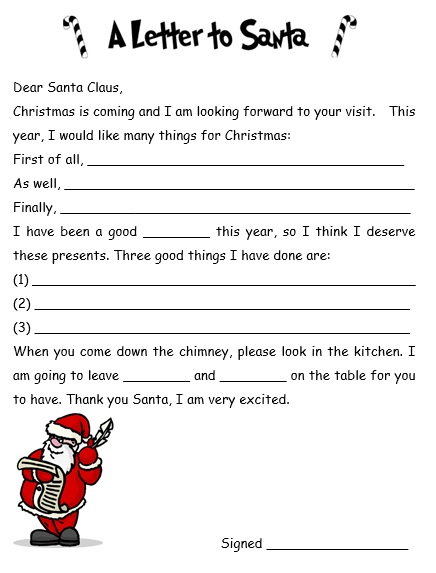 printable christmas letter template 8