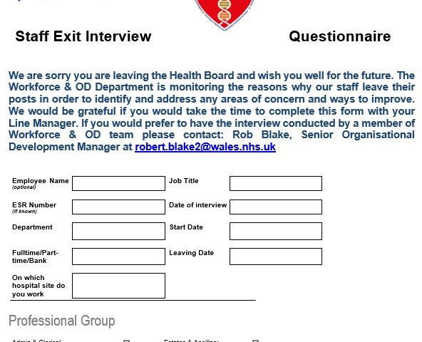 free exit interview template 12
