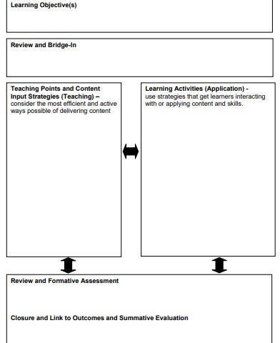 free lesson plan template 8
