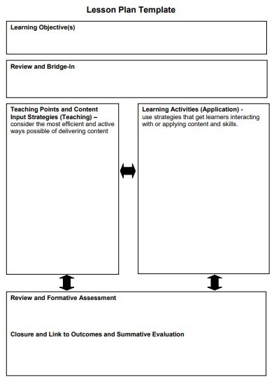 free lesson plan template 8