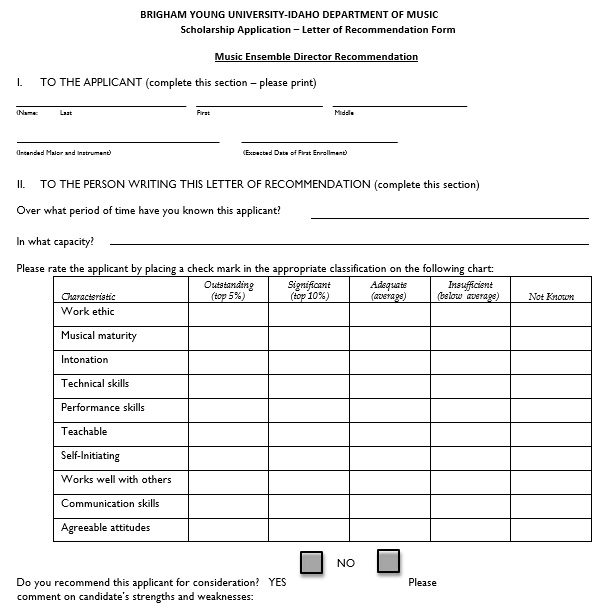 free scholarship application template 7