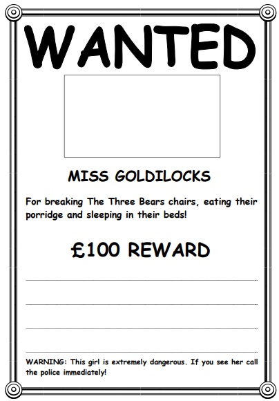free wanted poster template 3