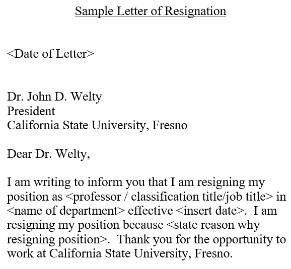 printable teacher resignation letter 11
