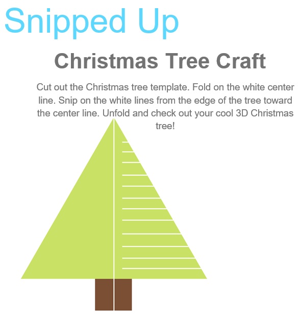christmas tree craft template