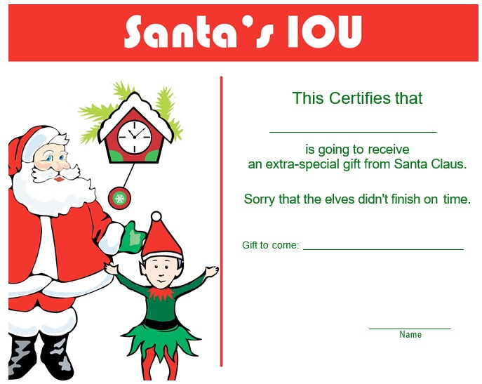 free christmas gift certificate template 17