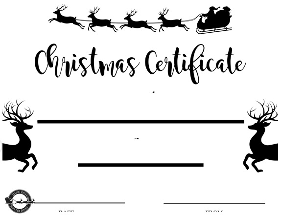 free christmas gift certificate template 18