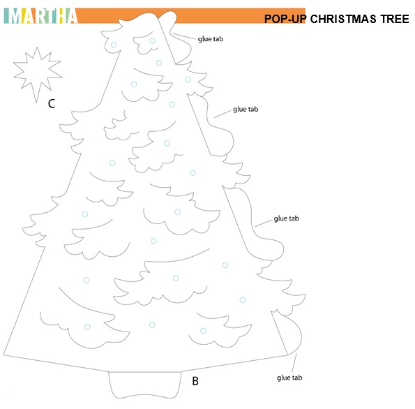 free christmas tree template 1