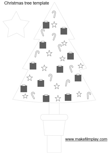free christmas tree template 10