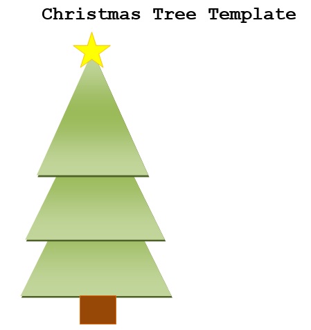 free christmas tree template 12