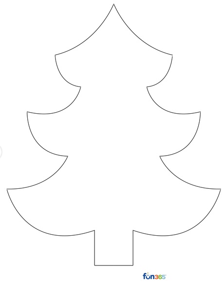 free christmas tree template 3