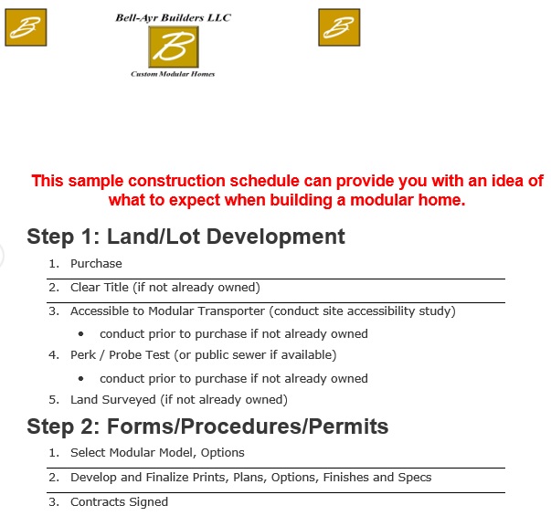 free construction schedule template 8