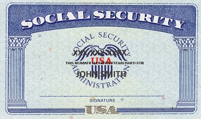 free social security card template 4