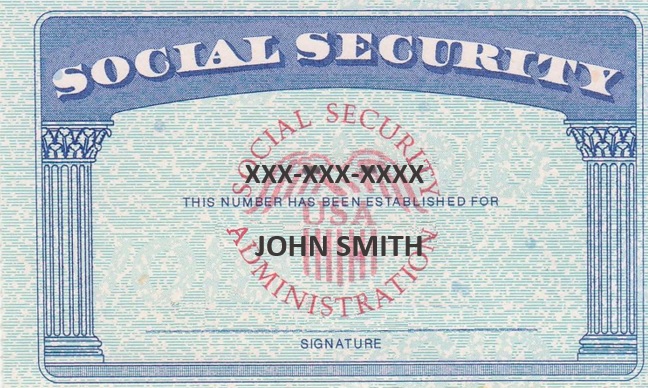 free social security card template 5