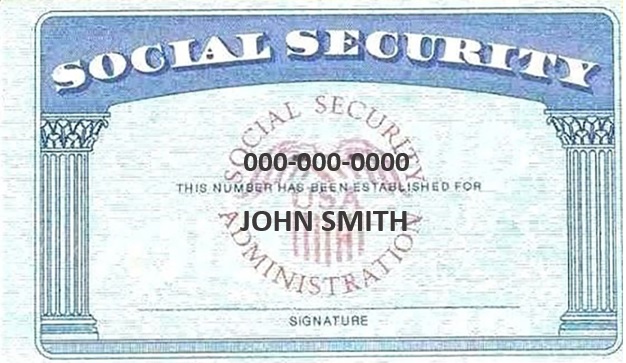 printable social security card template