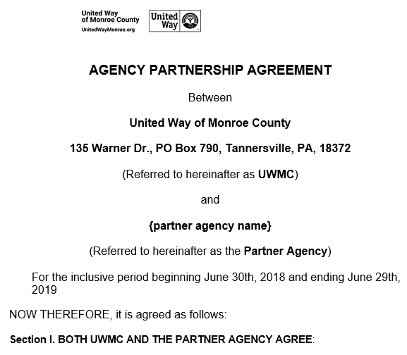 agency partnership agreement template