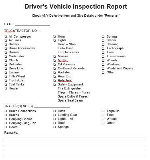 Vehicle Check-Up Vehicle Inspection Form For Repair Shops #7290 • Qty 500 W2 