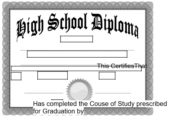 free diploma template 12