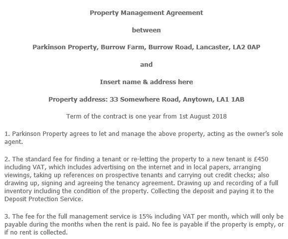 free property management agreement template 12