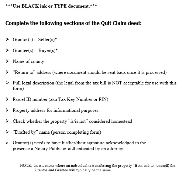 free quit claim deed form 15